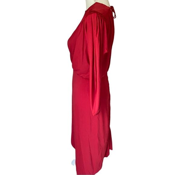 We Are HAH Ruche Ruched Red Dress Size Small Revolve NWT - Picture 8 of 14